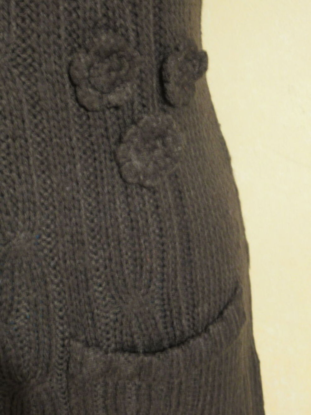 Pull long marron - Rosebud - Taille S Vêtements