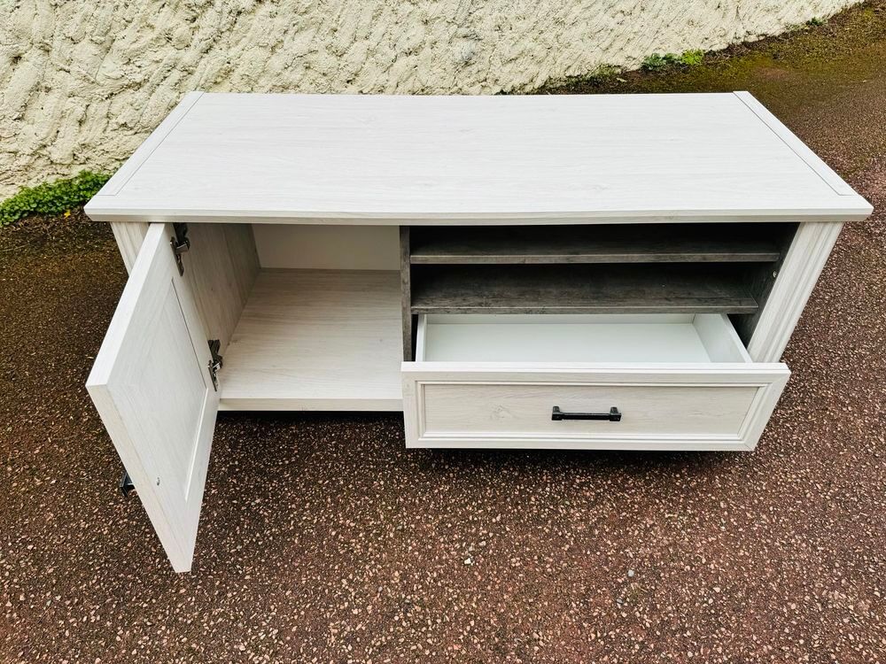 Meuble Tv bois blanc neuf Meubles