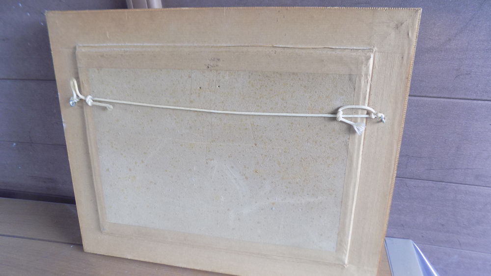Superbe gravure l encadr&eacute;e est en bois 
Décoration