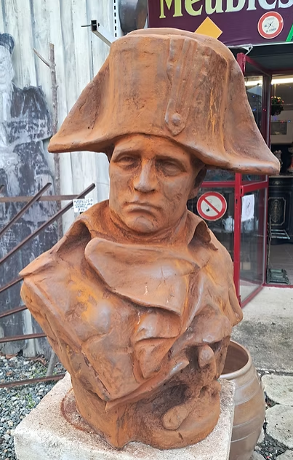 Statue, Sculpture Napol&eacute;on III en fonte Décoration