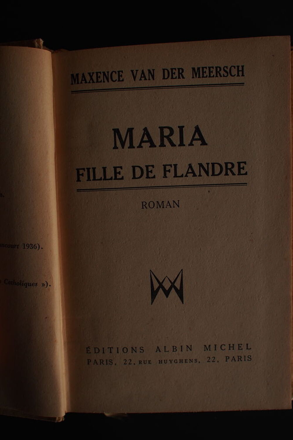 MARIA DE FLANDRE Maxence Van des Meerch Livres et BD