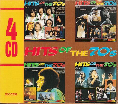 CD    Hits Of The 70's     Coffret 4 Volumes 19 Antony (92)