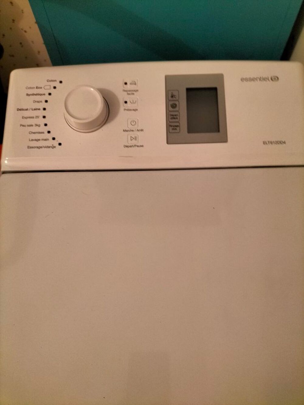 Lave-linge top Essentiel B Boulanger cuve et tambour inox Electroménager