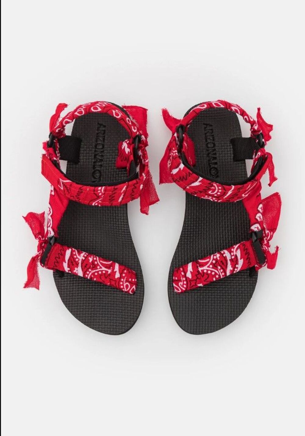 ARIZONA LOVE - TREKKY - Sandales Femmes Rouge Chaussures