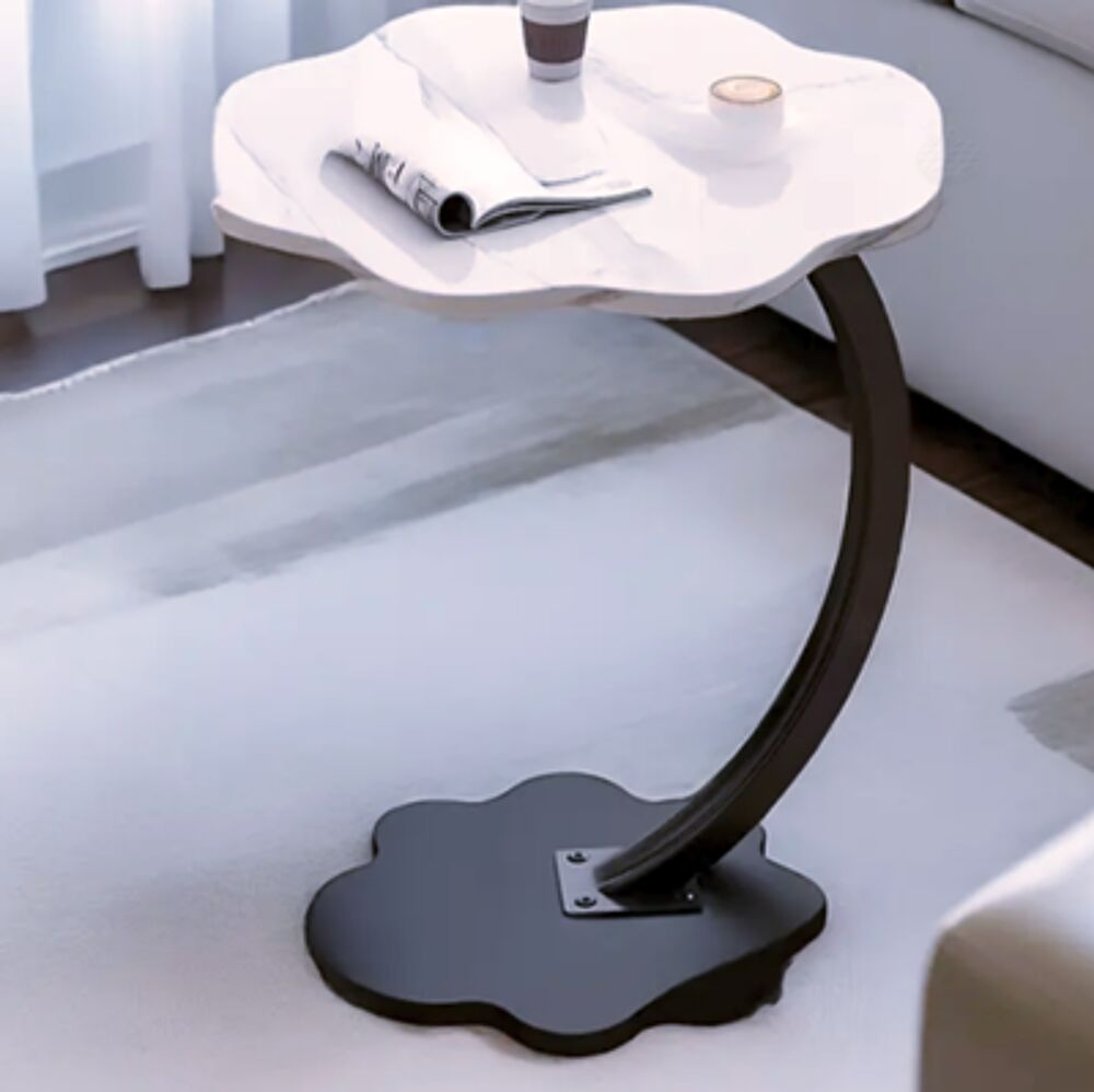 Table d'appoint fleur blanche ? charme po&eacute;tique et design d&eacute; Meubles