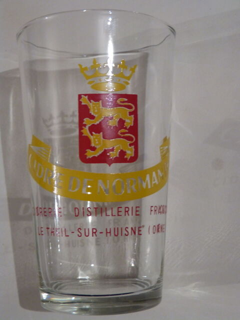 VERRE  a cidre ---  CIDRE DE NORMANDIE 3 Brest (29)