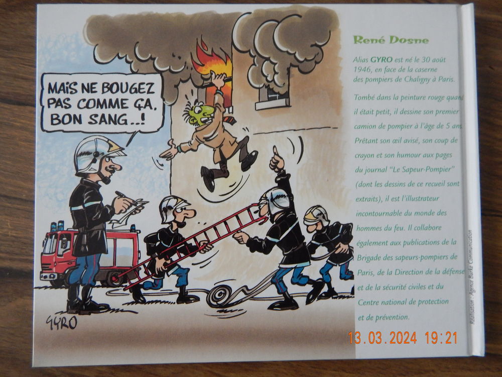 BD les Sapeurs pompiers edi. 18 Livres et BD