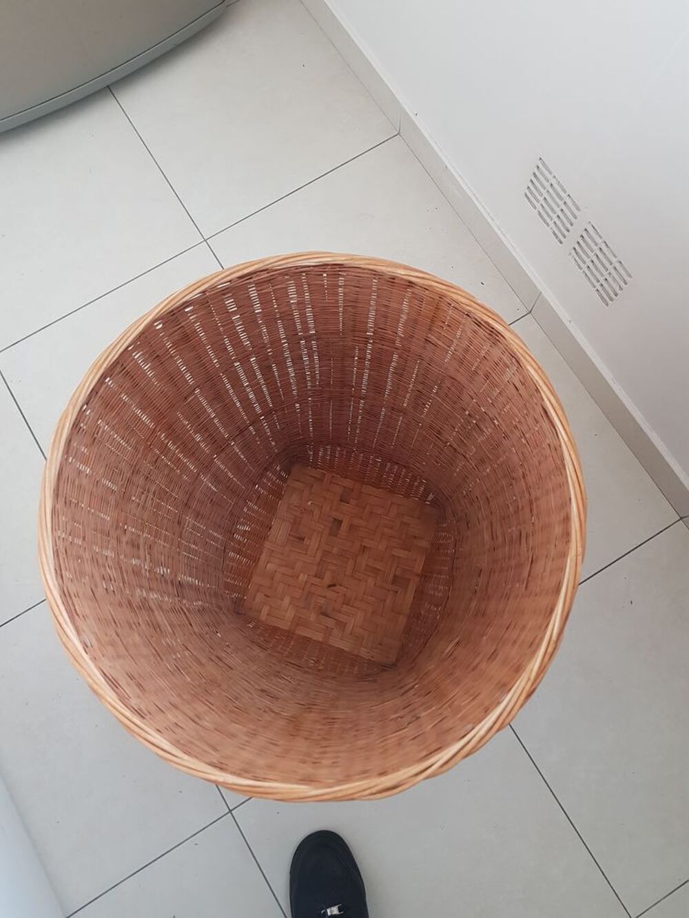 Panier &agrave; linge Osier Décoration