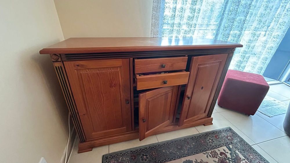 buffet bas en bois massif Meubles