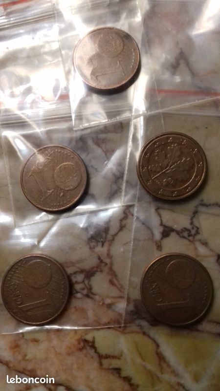 Pièce De 1 Centime Euro Allemagne 2002 F – Qualité BU, état Neuf