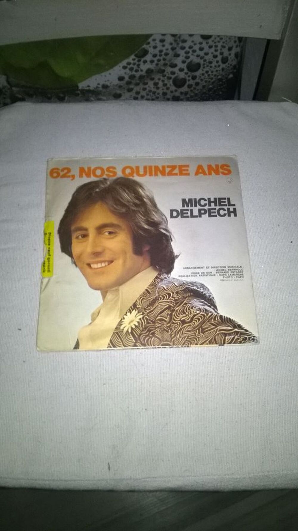 Vinyle 45 T Michel Delpech 
Fan De Toi 
1972
Bon etat
F CD et vinyles
