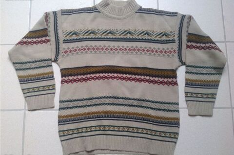 PULL BLANC CASS  MOTIF VERT ROUGE BEIGE Envoi Possible
15 Trgunc (29)