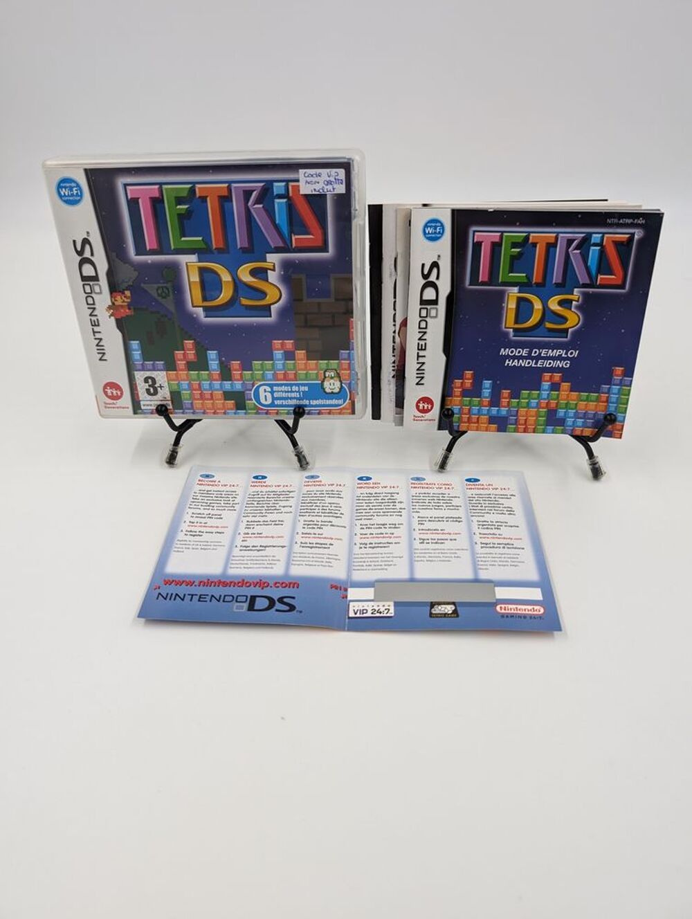 Jeu Nintendo DS Tetris DS en boite, complet + VIP non gratt&eacute; Consoles et jeux vidos