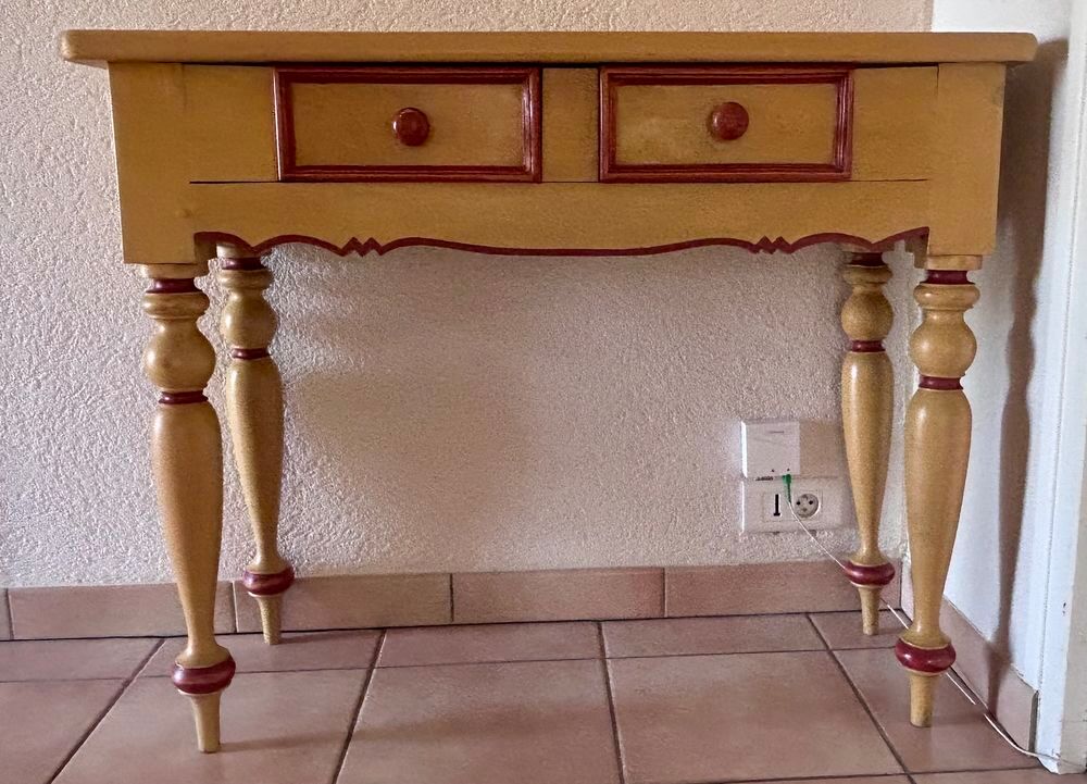 Ensemble commode et miroir ovale, style campagnard Meubles