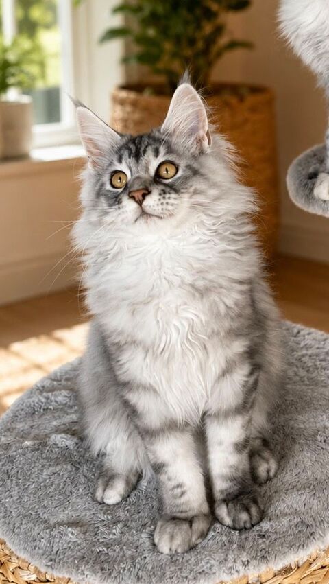 Adorable Chaton Maine Coon LOOF 950 62650 Preures