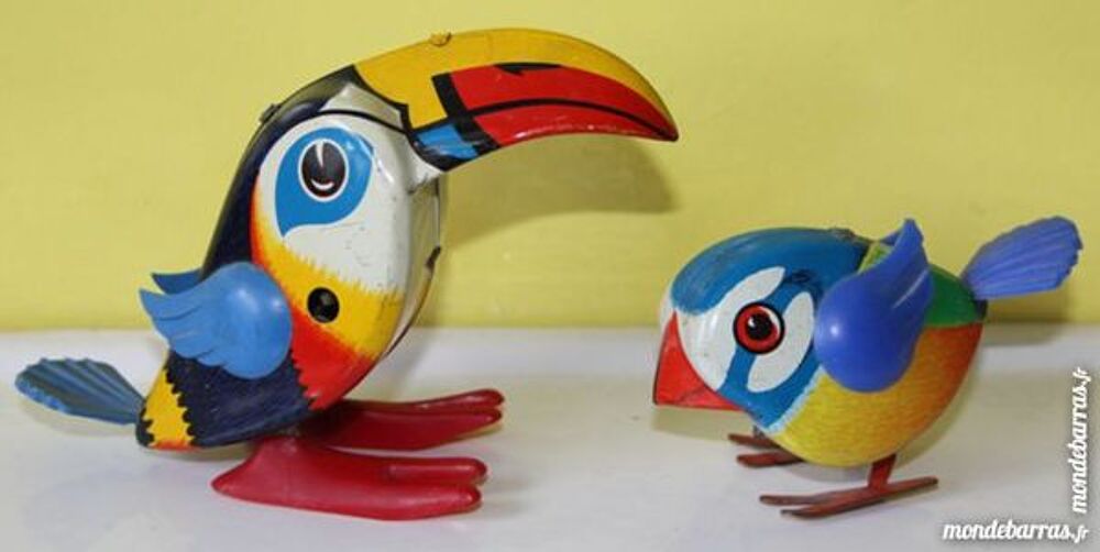 oiseaux t&ocirc;le automate ZULU + LILO LEHMAN W.Germany Jeux / jouets