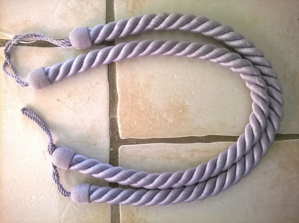 2 Embrasses mauves Décoration
