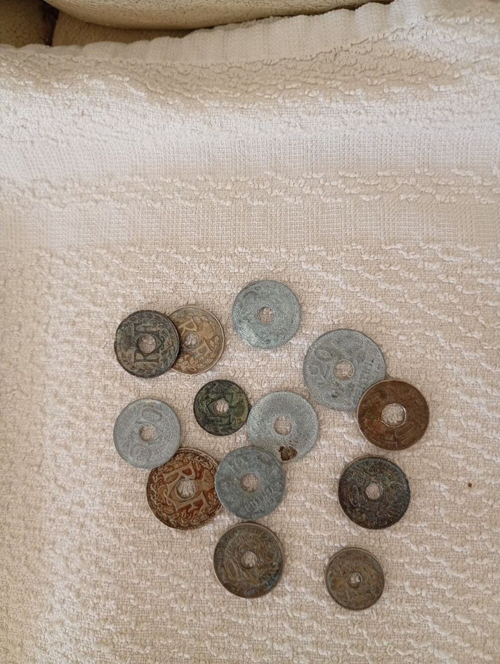 Anciennes pi&egrave;ces de monnaie 