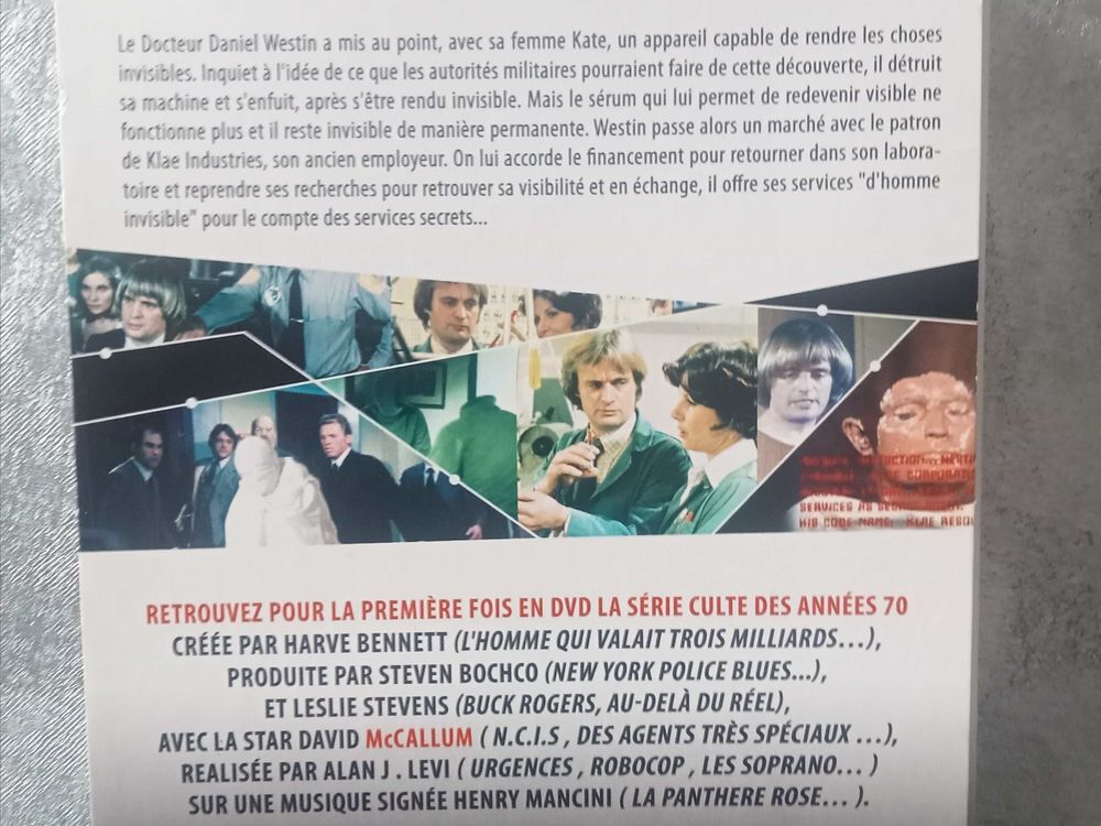 COFFRET 4 DVD L'HOMME INVISIBLE DVD et blu-ray