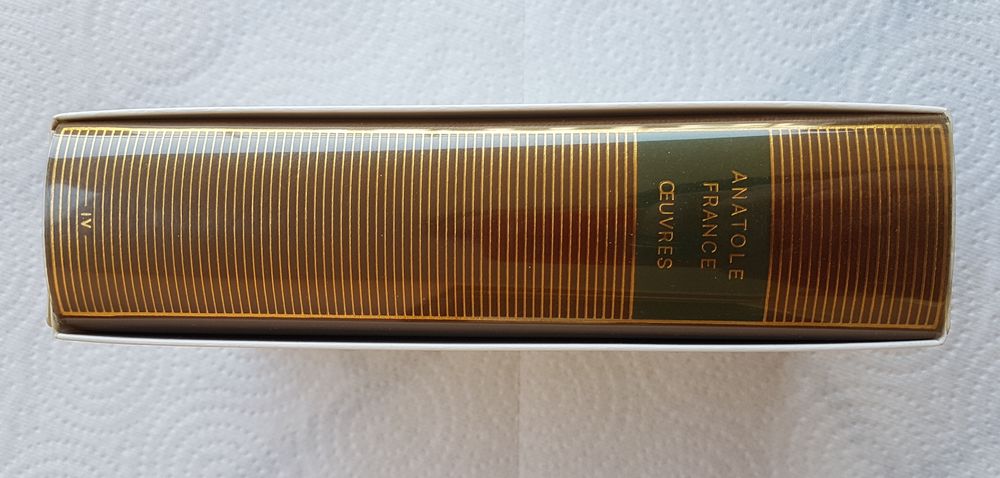 Anatole France oeuvres tome IV La Pl&eacute;iade Livres et BD