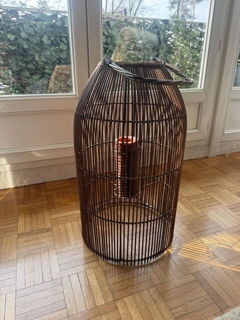 Porte bougie en osier cage �  oiseaux 15 Neuilly-sur-Seine (92)