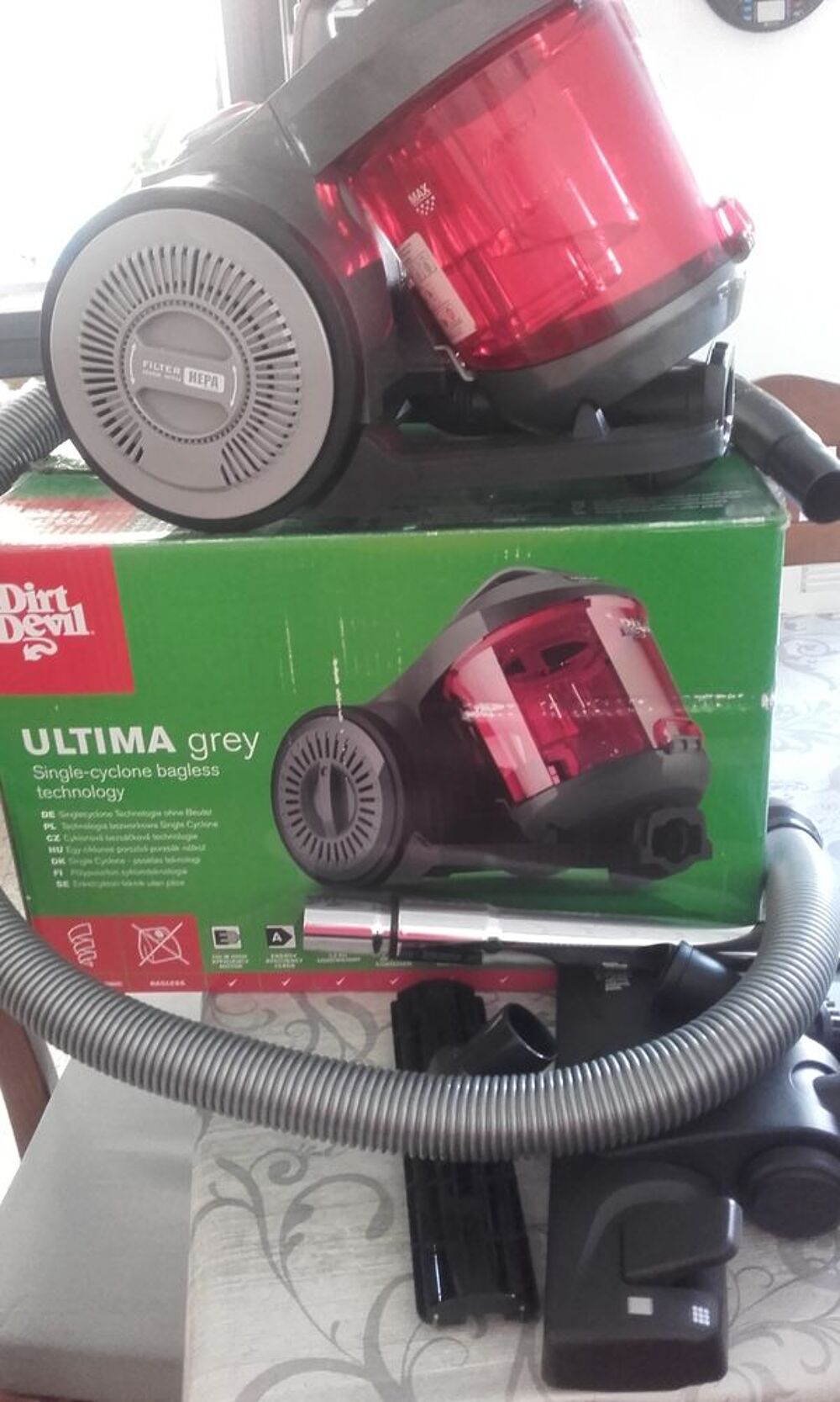 Aspirateur ultima grey Electromnager