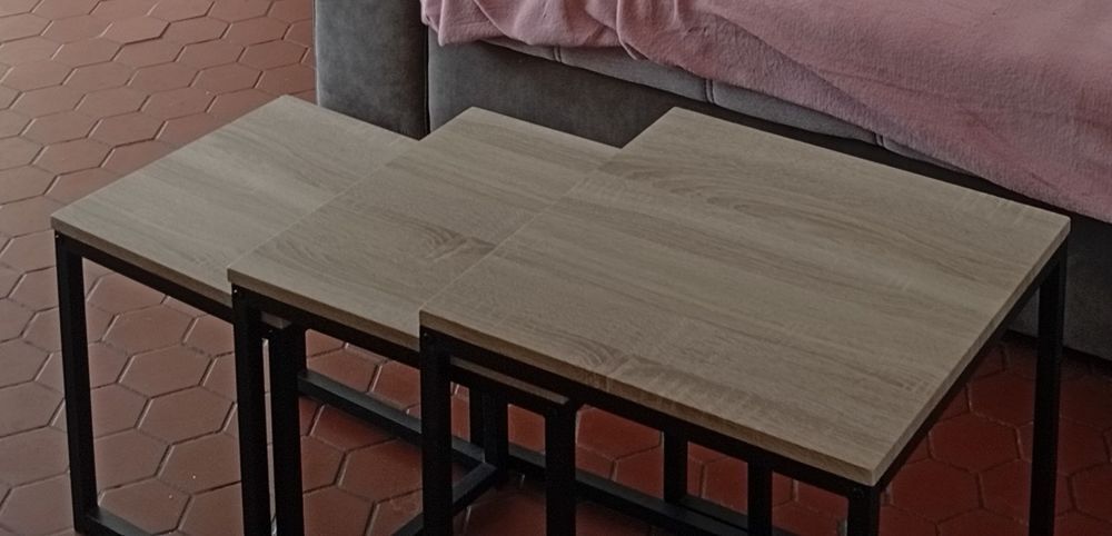 Lot de 3 tables basses gigognes Meubles