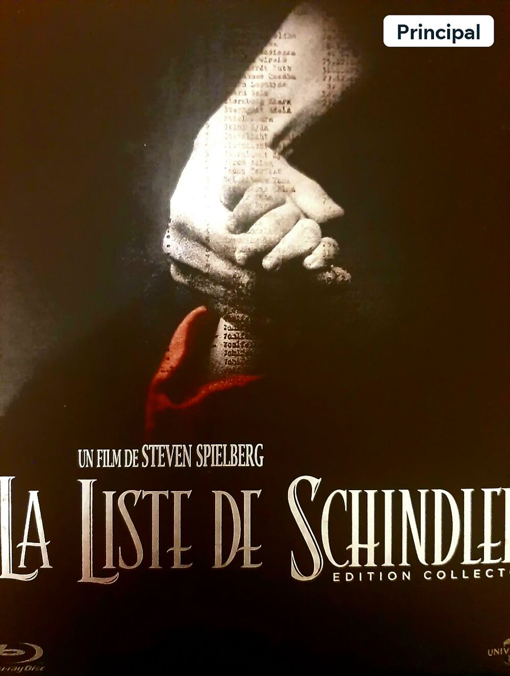 La liste de Shindler &eacute;dition collector bluray DVD et blu-ray
