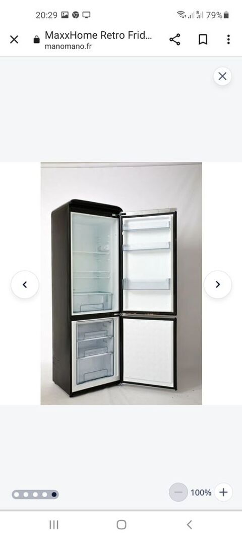 Maxxhome fridge frigo conglateur 300 litres noir  0 Montigny-ls-Metz (57)