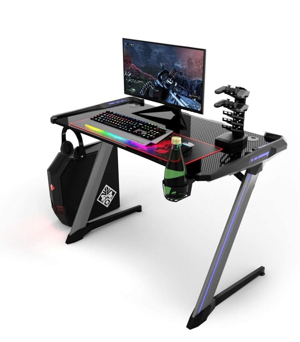 Bureau gamer avec led Meubles
