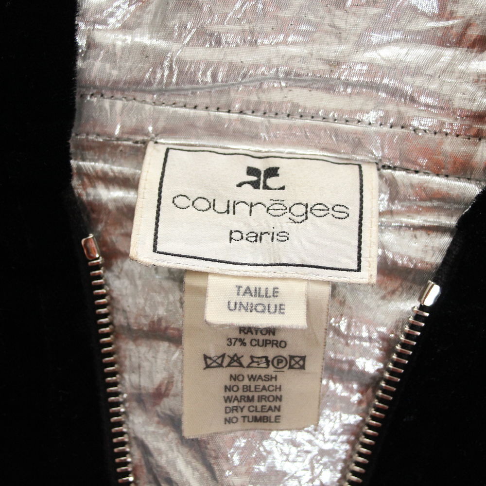 Veste courte capuche r&eacute;versible COURREGES T. Unique Vêtements
