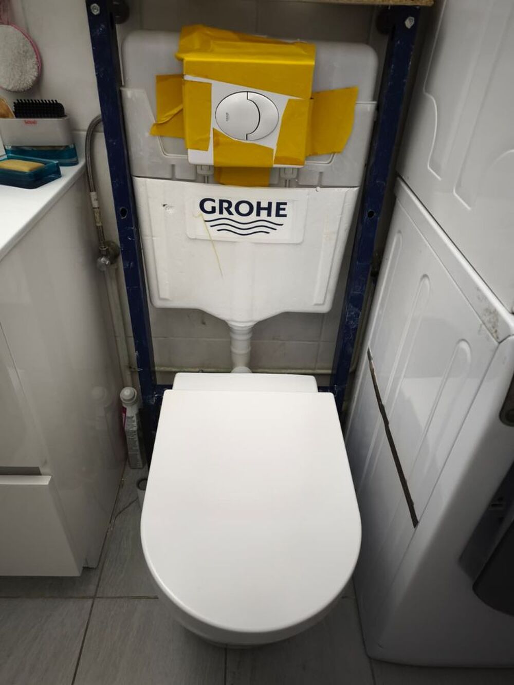 wc suspendu Bricolage