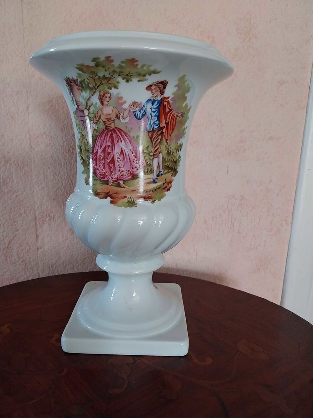 Vase Medicis en porcelaine Décoration