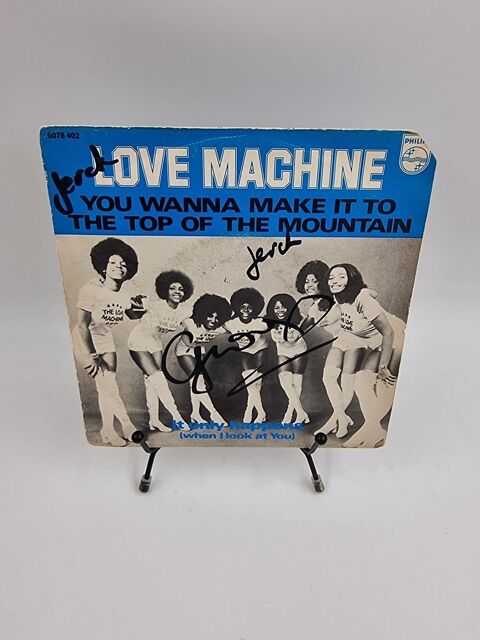 Vinyle 45 tours Love Machine : You Wanna Make it to the Top  1 Vulbens (74)