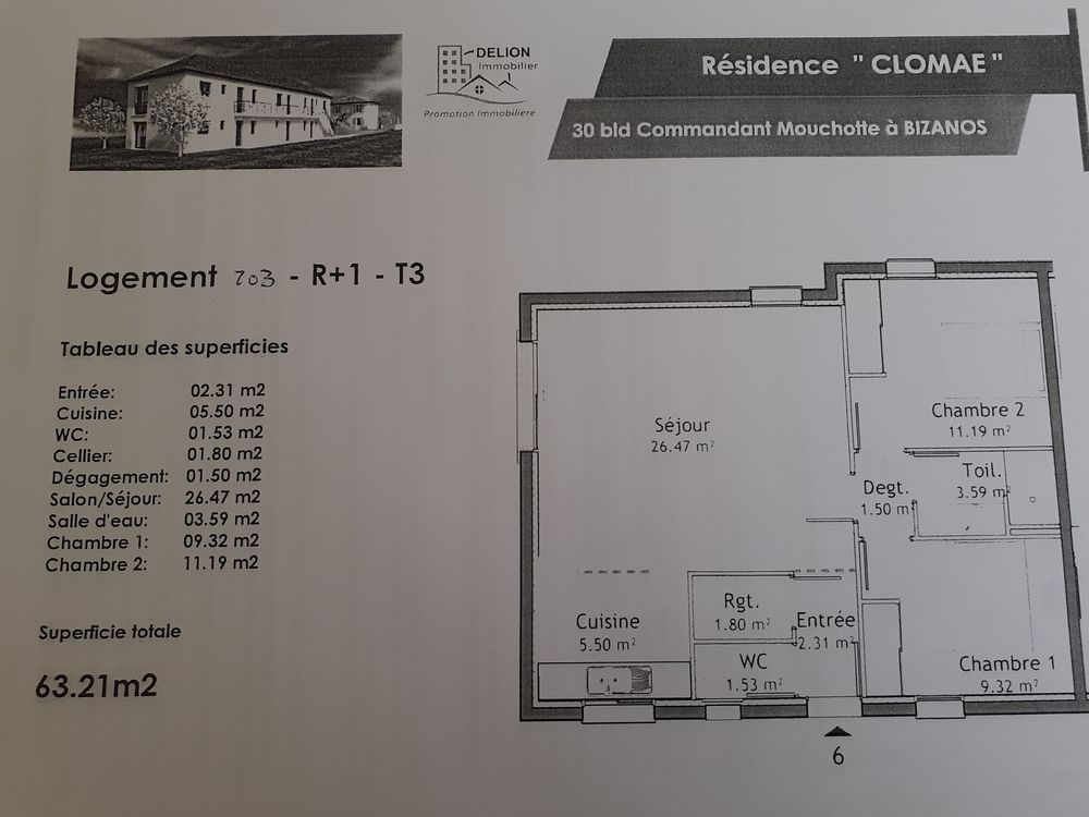 Vente Appartement T3 2021 Bizanos