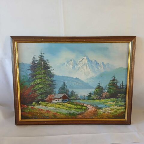 Tableau représentant un paysage Callac (22)