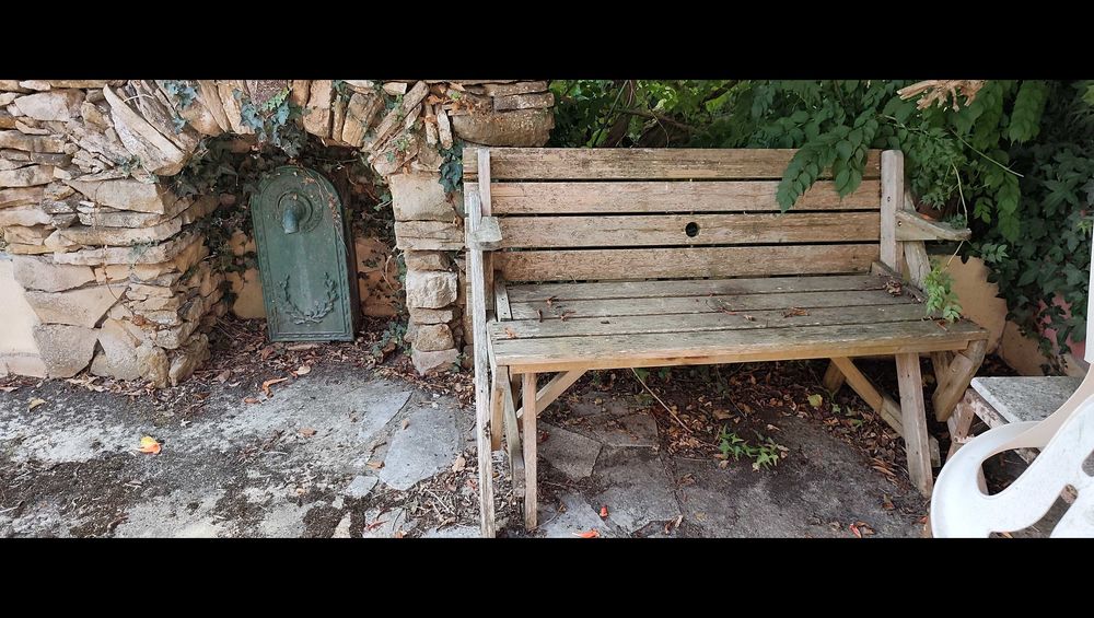 BANC EN BOIS Décoration