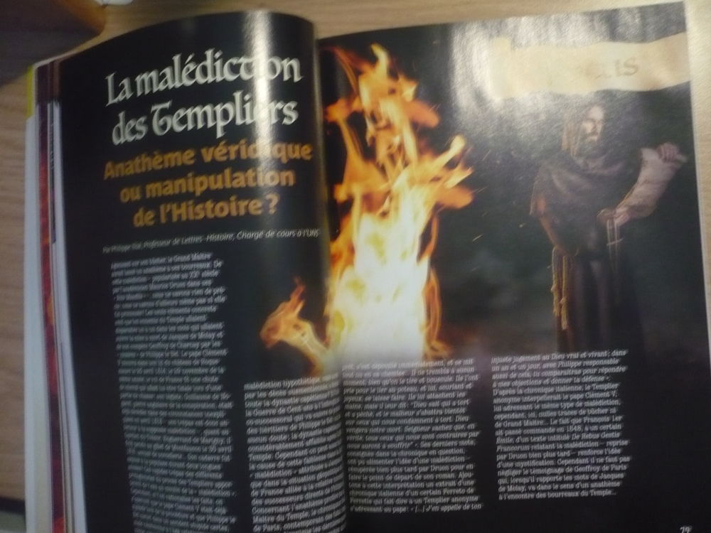  TOUT SAVOIR SUR LES TEMPLIERS MONDES ANCIENS Hors s&eacute;rie N&deg;1 Livres et BD