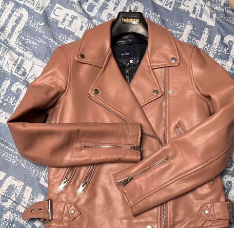 Blouson gemma biker simili cuir 44 Le Boulou (66)