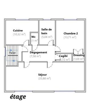  Maison à vendre 3/4 pièces 125 m²