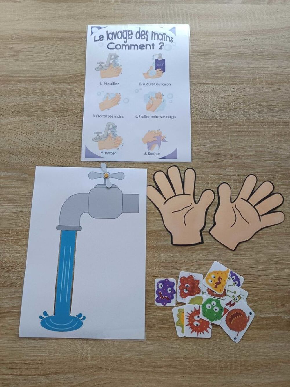 Montessori apprendre le lavage des mains Jeux / jouets