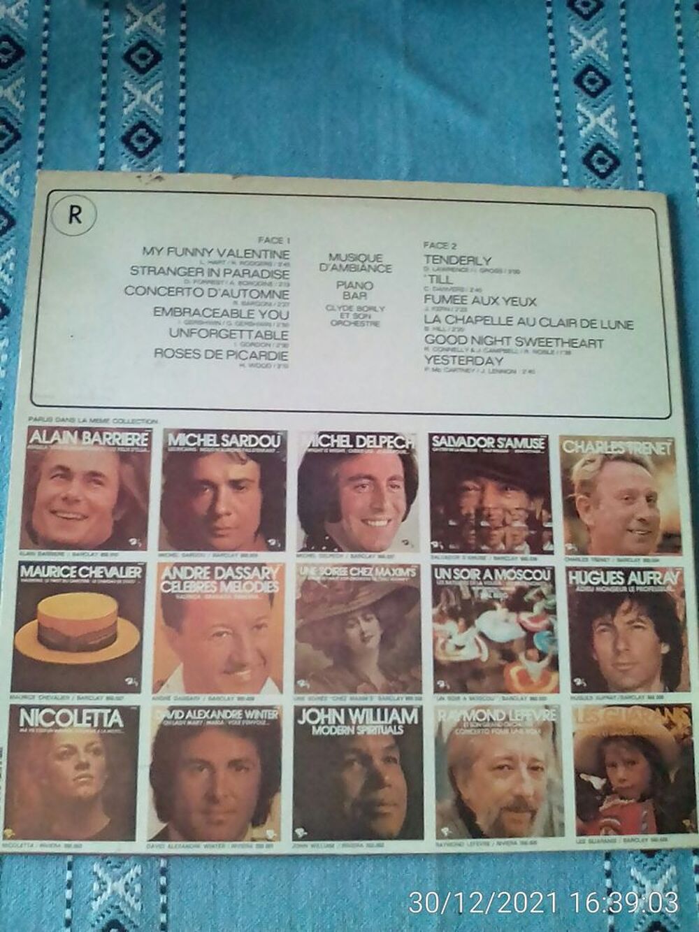 Vinyle 33T PIANO BAR-CLYDE BORLY CD et vinyles