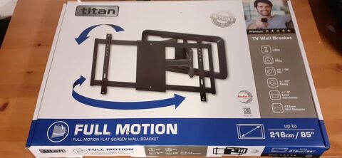 SUPPORT MURAL TLVISION TITAN BFMO 8060 FULL MOTION 85  TV 80 Vanves (92)