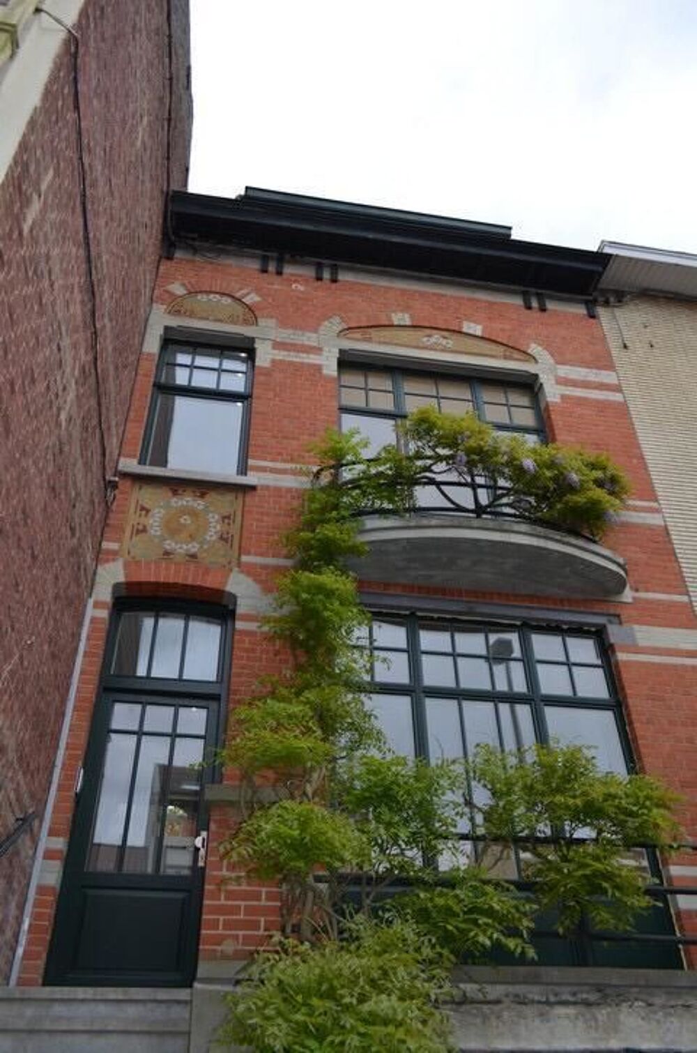 Porte d'entr&eacute;e architecturale immeuble 1900 Bricolage