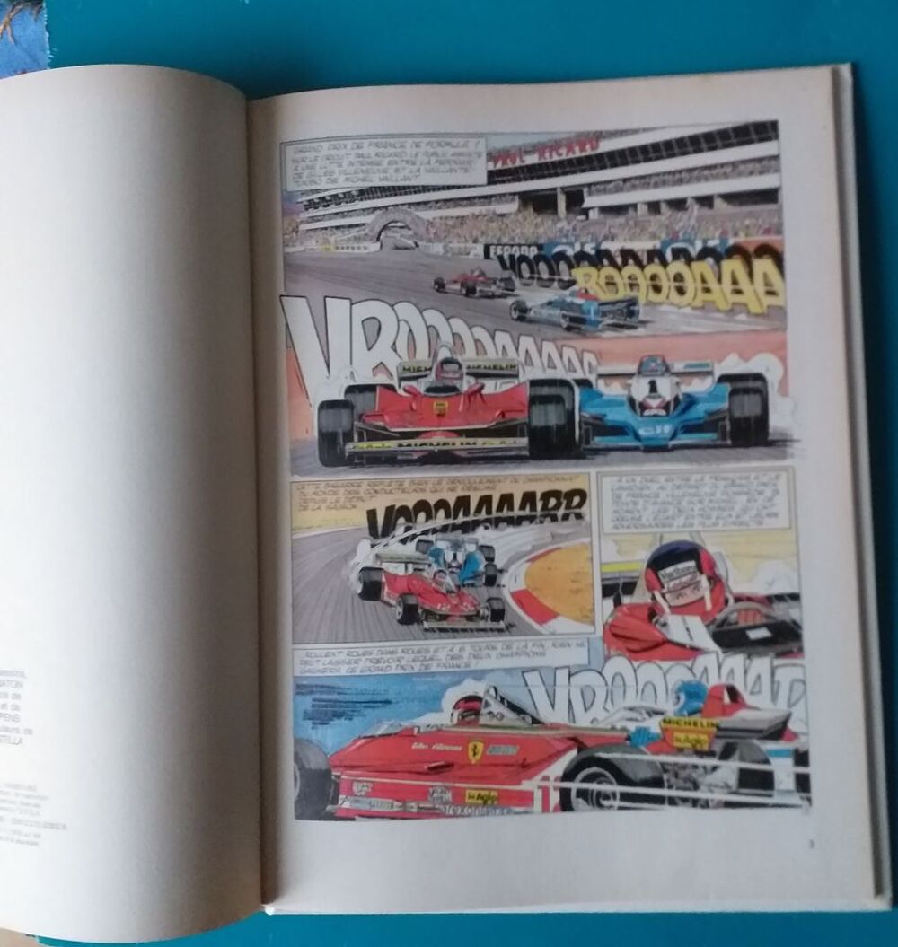  BD Jean GRATON : Michel Vaillant, l'inconnu des 1000 pistes - tome 37 - Edition de 1980 Livres et BD