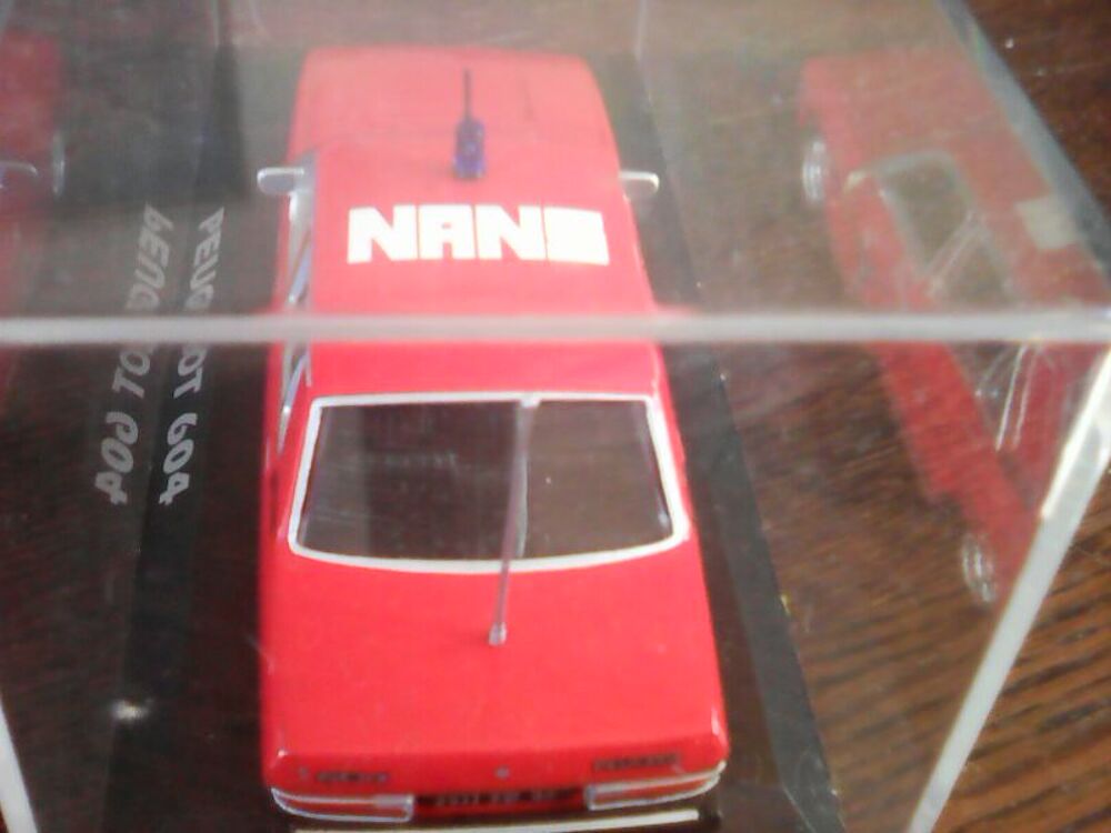 Peugeot 604 Pompier Mod&egrave;le R&eacute;duit 1/43 