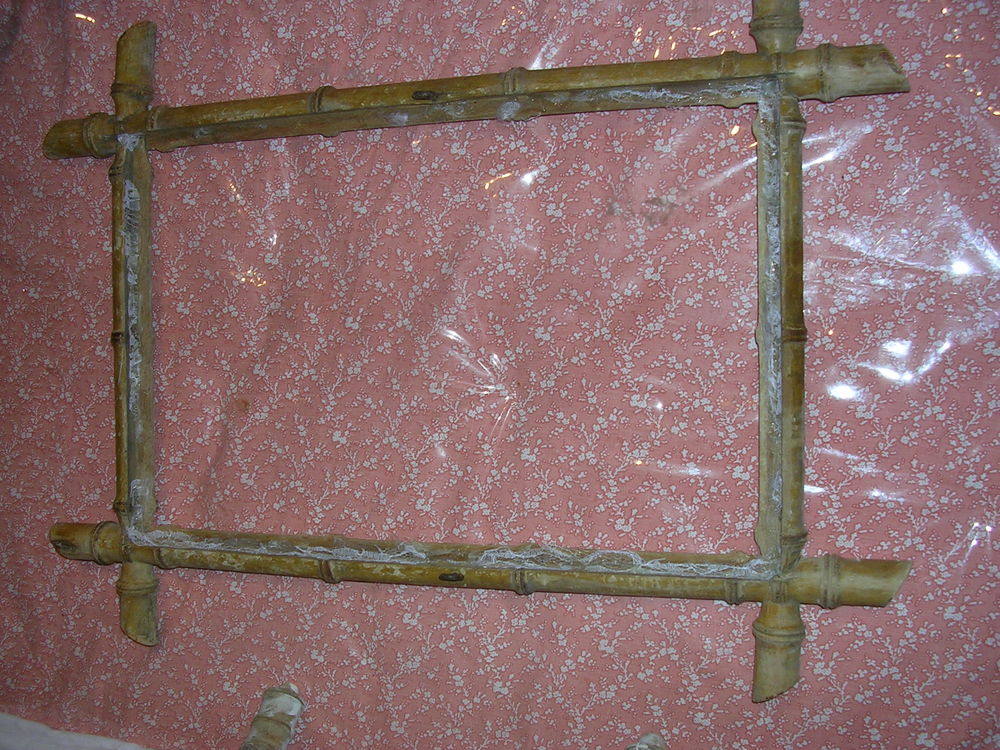 CADRES ANCIENS STYLE BAMBOU Décoration