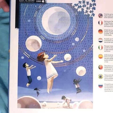 Puzzle plage, Dixit 1000p, Sous Blister 9 Nmes (30)