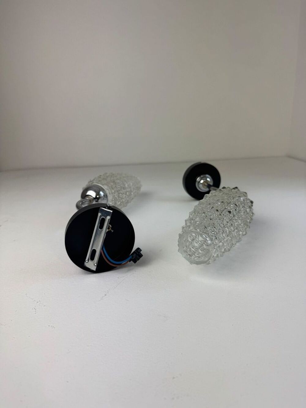 PAIRE D'APPLIQUE VINTAGE COL DE CYGNE D�coration