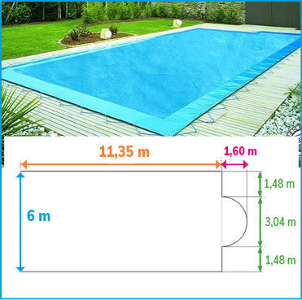 B&acirc;che filet neuve Grande Piscine Sports